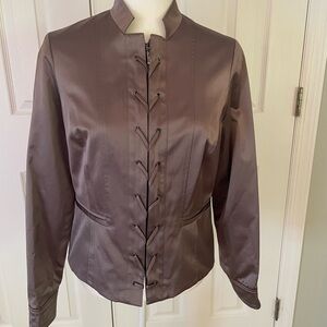 Etcetera Women's Blazer in Rich Brown. NWT